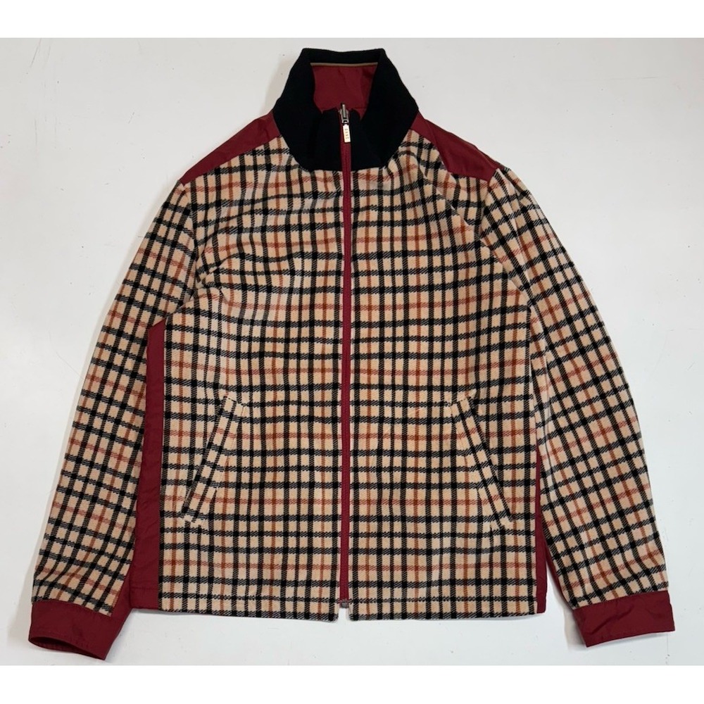 Daks‎ London  Vintage Monogram Reversible Jacket Men's Size 48 Medium Bomber